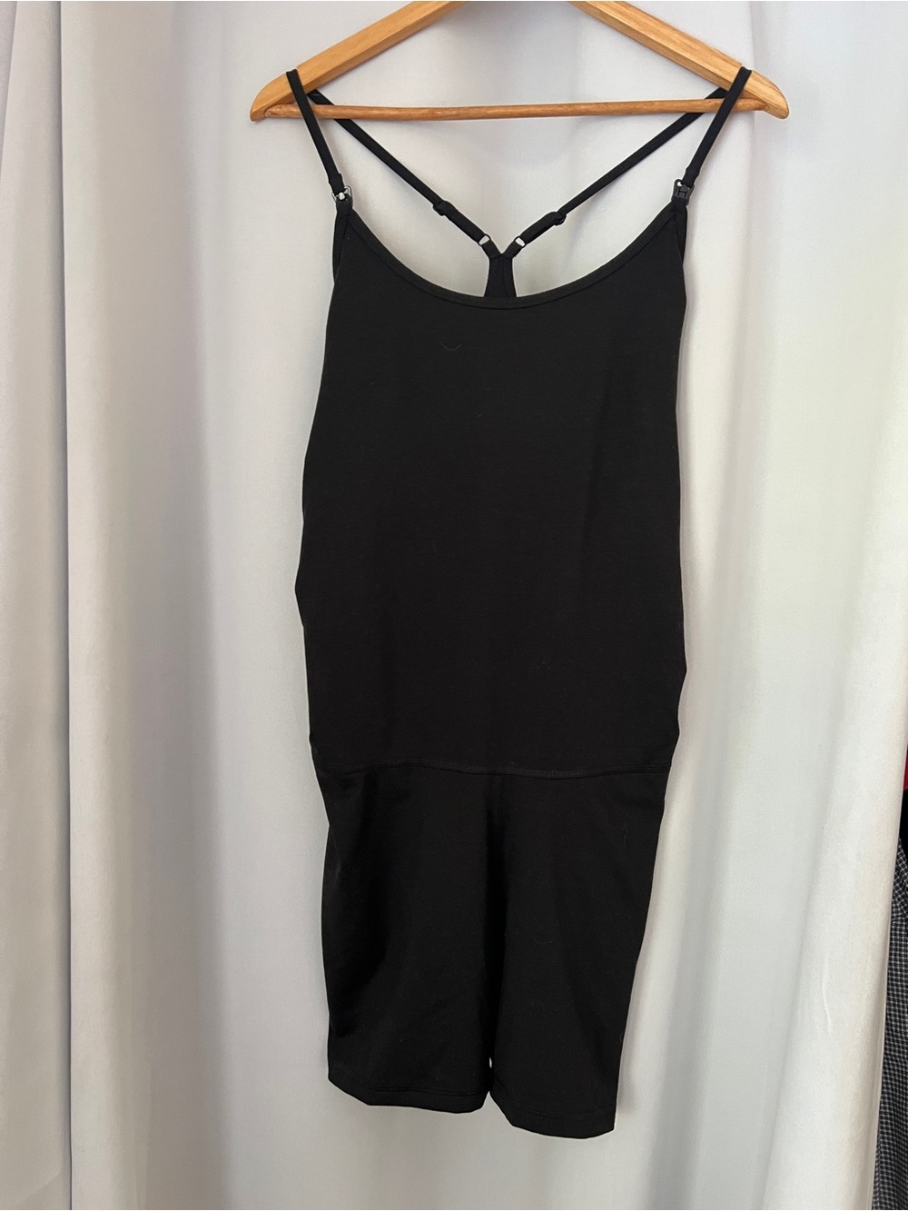 Old Navy Black Maternity Tank Dress with Thin Straps